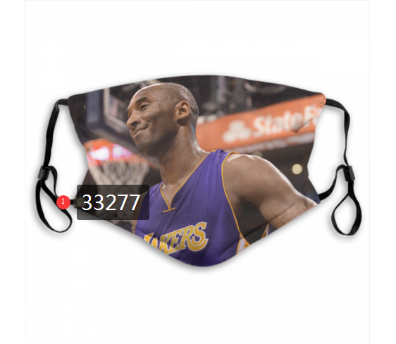 2021 NBA Los Angeles Lakers #24 kobe bryant 33277 Dust mask with filter